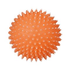 Іграшка для собак Trixie М'яч фосфоресцентний, голчастий з пискавкою d=10 см (вініл, кольори в асортименті) - masterzoo.ua