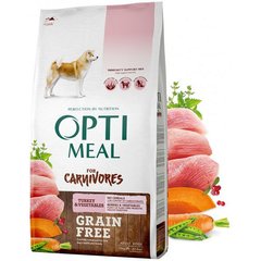 Сухой беззерновой корм для собак всех пород Optimeal 10 кг (индейка и овощи) - masterzoo.ua