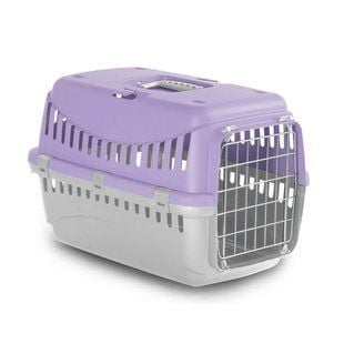 Переноска для собак MP Bergamo Gipsy Lilla 46x31x32 cм - фиолетовый - masterzoo.ua