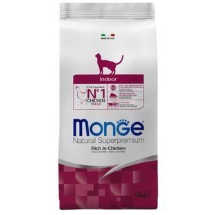 Сухой корм для кошек Monge Indoor 1,5 кг - курица - masterzoo.ua