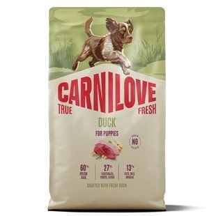 Сухой корм для щенков Carnilove True Fresh Puppy 4 кг - утка - masterzoo.ua