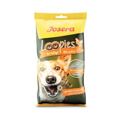 Ласощі для собак Josera Loopies 150 г - домашня птиця