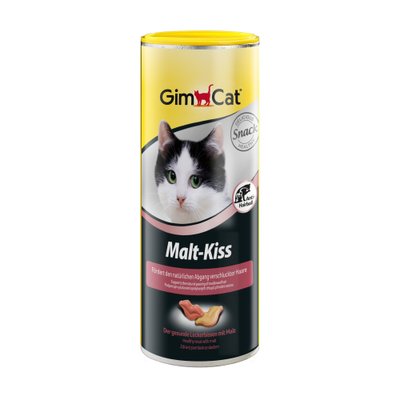 Ласощі для котів GimCat Malt-Kiss 450 г (для виведення шерсті) - masterzoo.ua