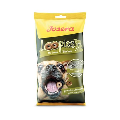 Ласощі для собак Josera Loopies 150 г - ягня - masterzoo.ua