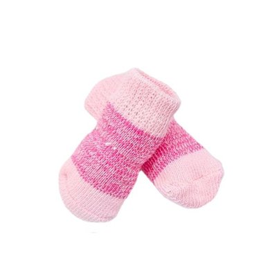 Шкарпетки для собак YIWU Non Skid рожеві S - masterzoo.ua
