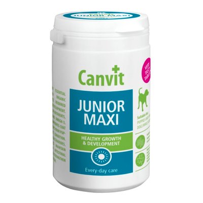 Витамины для щенков Canvit Junior Maxi 230 г - masterzoo.ua