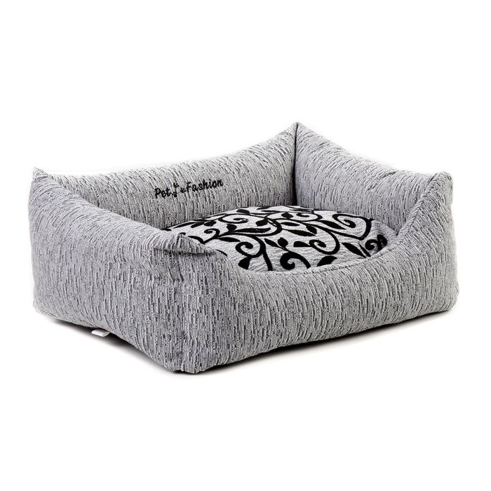 Лежак Pet Fashion «Жасмин» 52 см / 40 см / 17 см (серый) - masterzoo.ua