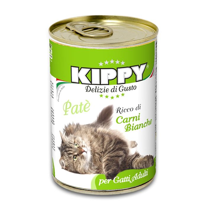 Влажный корм для кошек Kippy Cat 400 г (белое мясо) - masterzoo.ua