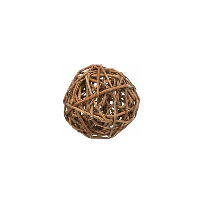 Іграшка для гризунів Trixie М'яч плетений d=13 см (натуральный) - masterzoo.ua