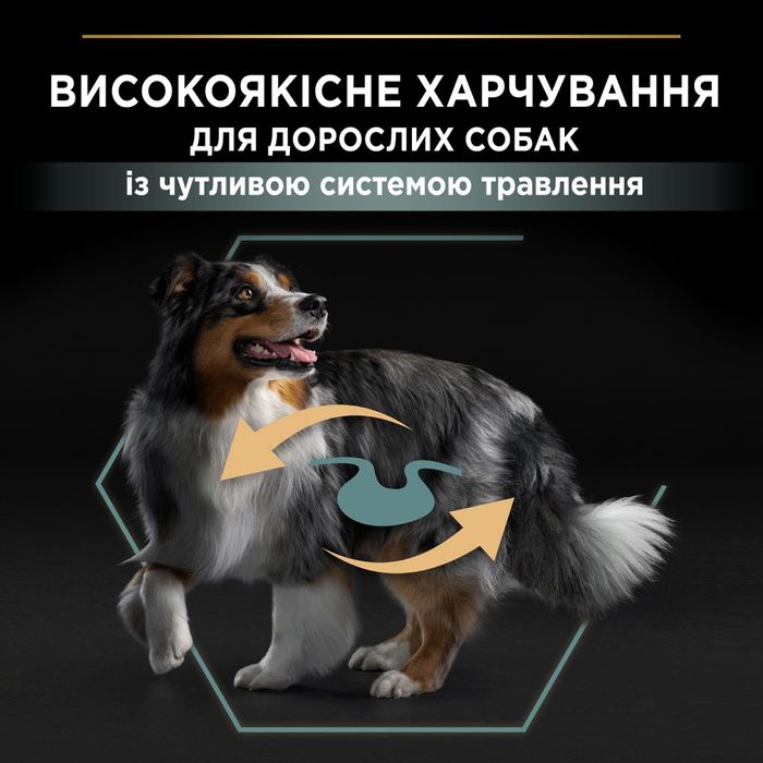 Сухий корм для собак ProPlan Medium Sensitive 3 кг - ягня - masterzoo.ua
