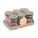 Упаковка вологого корму для собак Savory Gourmand Adult 5+1 шт х 400 г - індичка - masterzoo.ua