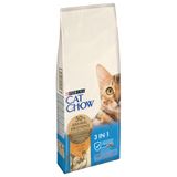 Сухий корм для котів Cat Chow Feline 3 in 1 15 кг - індичка