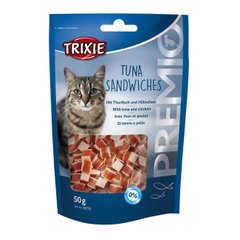Ласощі для котів Trixie PREMIO Tuna Sandwiches 50 г (курка та риба) - masterzoo.ua