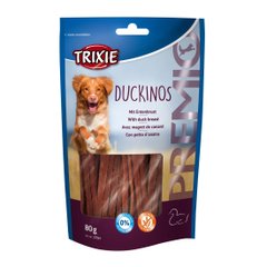 Ласощі для собак Trixie PREMIO Duckinos 80 г (качка) - masterzoo.ua