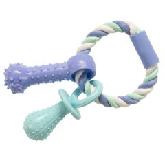 Іграшка для собак GimDog Дент Плюс мотузка/кільце з термопластичною гумою, 15 см - masterzoo.ua