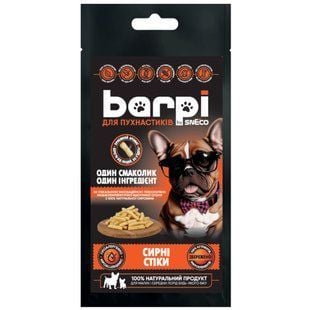 Ласощі для собак Barpi 20 г - сирні стіки - masterzoo.ua