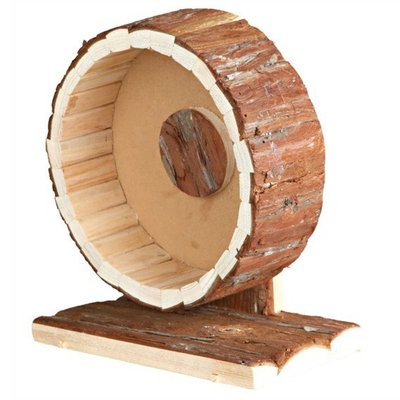Беговое колесо для грызунов Trixie Natural Living, d=23 см (дерево) - masterzoo.ua