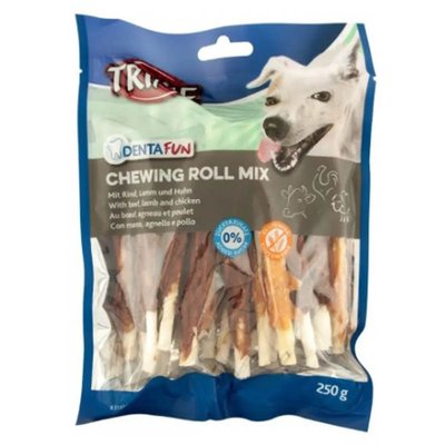 Лакомство для собак Trixie Палочки для чистки зубов Denta Fun 10 см, 250 (ассорти) - masterzoo.ua