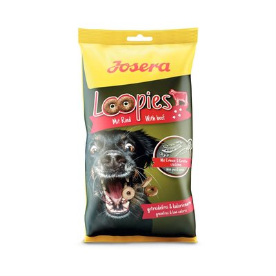 Ласощі для собак Josera Loopies 150 г - яловичина - masterzoo.ua