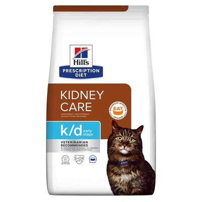 Сухой корм для кошек для поддержания функции почек на ранней стадии заболевания Hills Prescription Diet k/d Early Stage 3 кг (курица) - masterzoo.ua