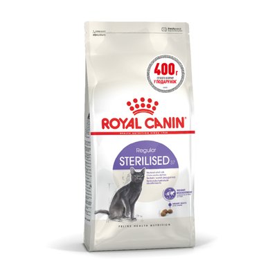 Сухий корм для котів Royal Canin Sterilised 37 1,6 кг + 400 г - домашня птиця - masterzoo.ua