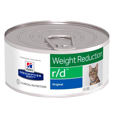 Вологий корм для котів Hill's Prescription Diet Weight Reduction r/d 156 г - домашня птиця - masterzoo.ua