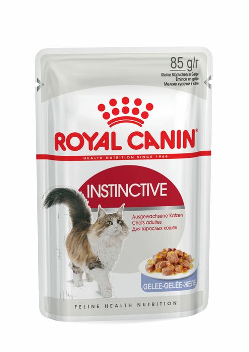 Вологий корм для котів Royal Canin Instinctive Jelly pouch 85 г (домашня птиця) - masterzoo.ua
