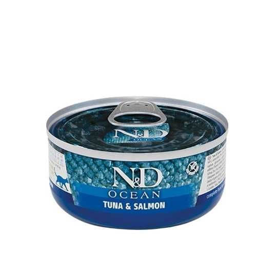 ★うみ★ ニナファームセット ≡ Влажный корм для кошек Farmina N&D Grain Free Ocean 70 г