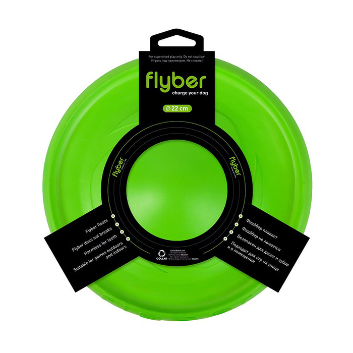 Іграшка для собак Collar Літаюча тарілка «Flyber» (Флайбер) d=22 см (спінений полімер) - masterzoo.ua