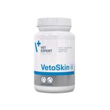 Харчова добавка для підтримання здоров'я шкіри та якості шерсті у котів і собак Vet Expert VetoSkin 60 капсул