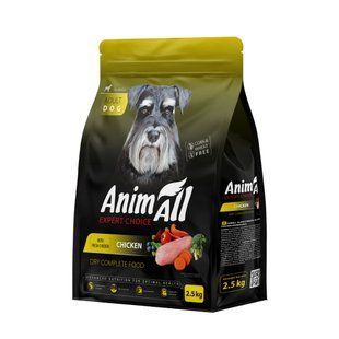 Cухой корм для собак AnimAll Adult 2,5 кг - курица - masterzoo.ua