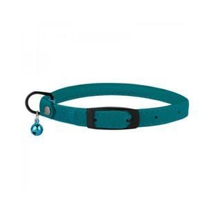 Barksi BronzeDog Premium кожаный ошейник для кошек XXS - голубой - masterzoo.ua