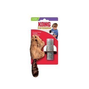 Kong Refillables Beaver іграшка для котів 16,5х3,8 см - коричневий - masterzoo.ua