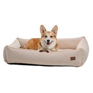 Noble Pet Albert Velvet лежак для собак 70х50 см - бежевий - masterzoo.ua
