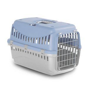 Переноска для собак MP Bergamo Gipsy 1 Small 46x31x32 см - голубой - masterzoo.ua