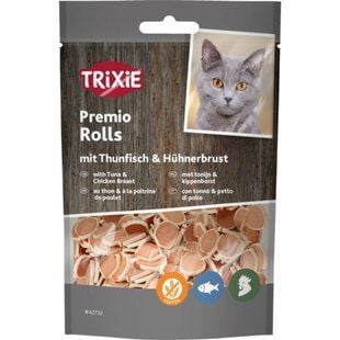 Лакомство для кошек Trixie Premio Rolls 50 г - тунец и курица - masterzoo.ua