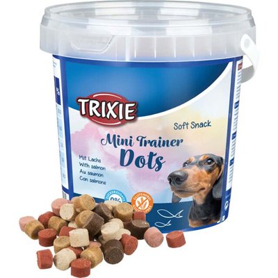 Ласощі для собак Trixie Soft Snack Mini Trainer Dots 500 г (лосось) - masterzoo.ua