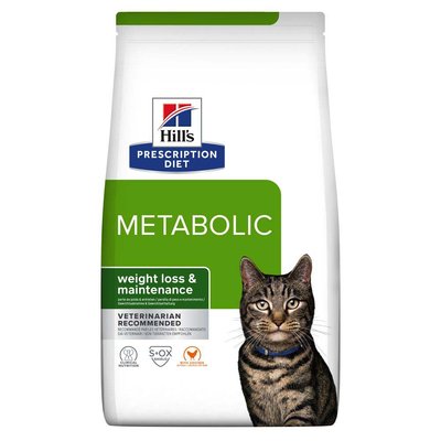 Сухой корм для кошек Hill’s Prescription Diet Metabolic Weight Loss & Maintenance 3 кг - курица - masterzoo.ua