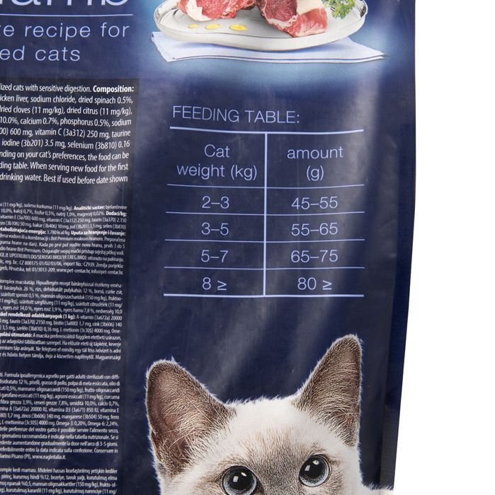 Сухой корм для кошек Brit Premium by Nature Cat Sterilized 8 кг - ягненок - masterzoo.ua