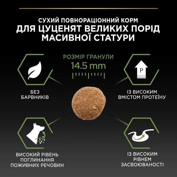 Cухой корм для щенков Pro Plan Large Robust Puppy Healthy Start 12 кг - курица - masterzoo.ua