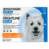 Краплі на холку для собак Boehringer Ingelheim (Merial) «Frontline» СПОТ Он від 2 до 10 кг, 3 піпетки (від зовнішніх паразитів)