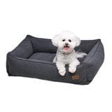 Noble Pet Albert Velvet лежак для собак 90х60 см - сірий - masterzoo.ua