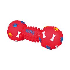 Іграшка для собак Trixie Гантель з пискавкою 19 см (вініл, кольори в асортименті) - masterzoo.ua