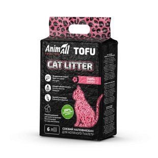 Наполнитель соевый для кошачьего туалета AnimAll Tofu 6 л - сакура - masterzoo.ua