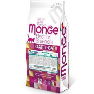 Cухой корм для кошек Monge Hairball 10 кг - курица - masterzoo.ua