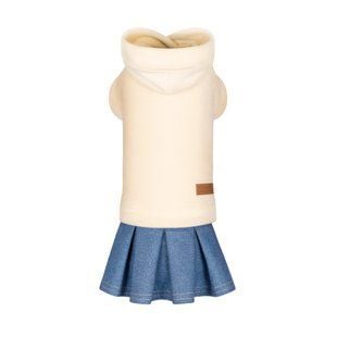 Костюм для собак Pet Fashion Stefany M - молочно-синій - masterzoo.ua