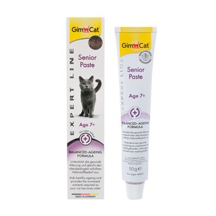 Лакомство для котов GimCat Expert Line Senior Paste 50 г - мультивитамин - masterzoo.ua