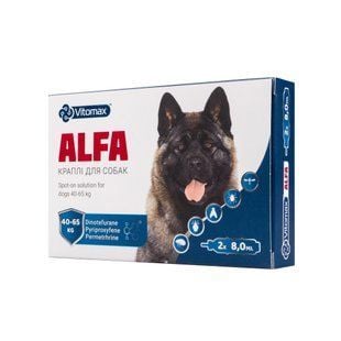 Vitomax Alfa краплі на холку для собак 40-65 кг 2 шт х 8 мл - masterzoo.ua