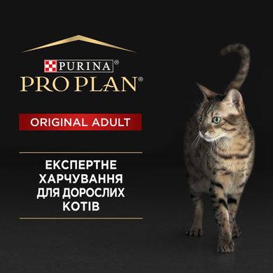 Сухой корм для взрослых кошек Pro Plan Original Adult Chicken 400 г (курица) - masterzoo.ua