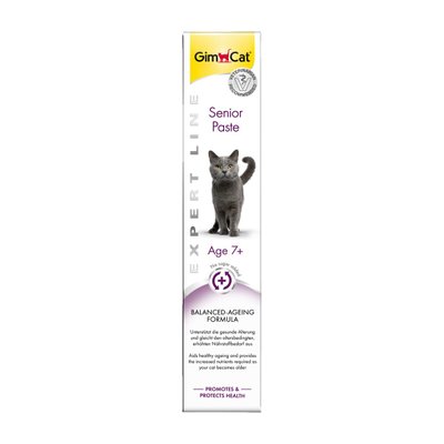 Ласощі для літніх котів GimCat Expert Line, Senior Paste 50 г (мультивітамін) - masterzoo.ua